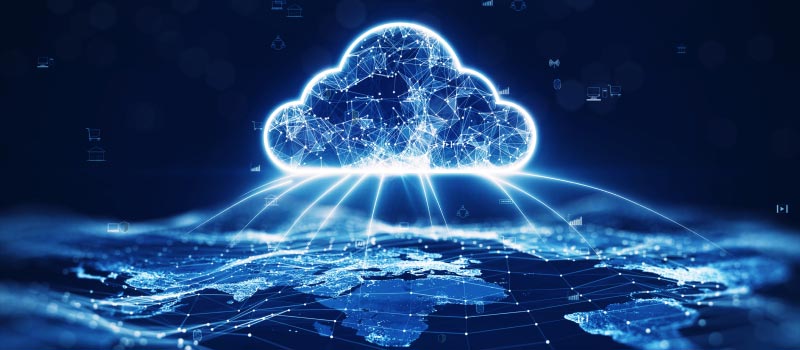 A network connecting from the cloud