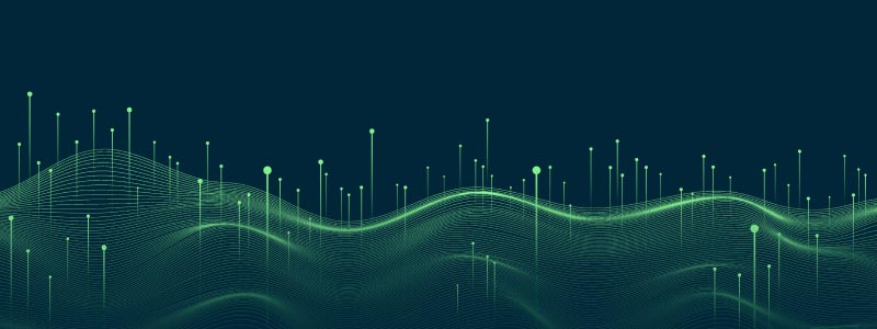 A graph mimicking the uptime of a data centre